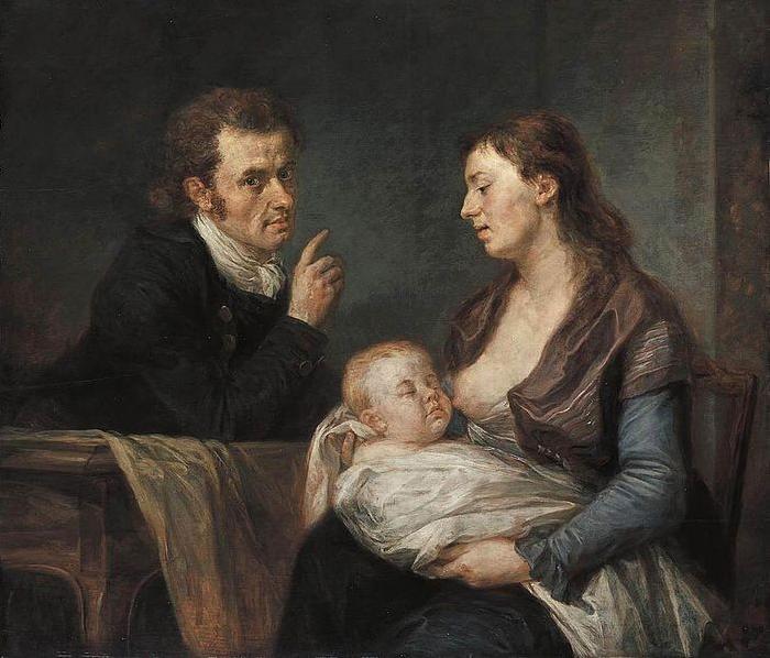 Johann Georg Edlinger Family Portrait oil painting image